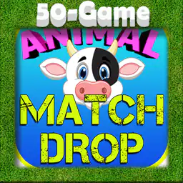 Animals Drop Match 3 Game Kids