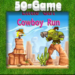 Little Girl Cowboy Run