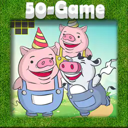 三只小猪 - 大脑益智游戏