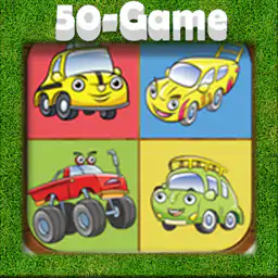 Auto matching game voor kinderen
