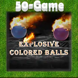 Boules colorées explosives