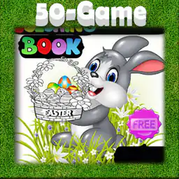 EASTER COLORING BOOK（FREE）-OSTERN MALBUCH 